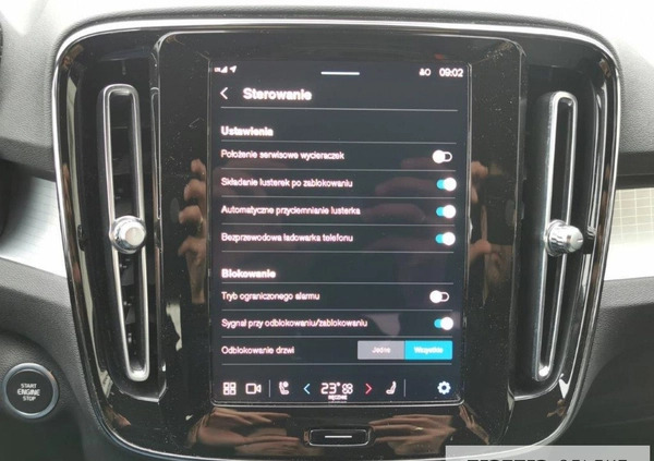 Volvo XC 40 cena 154900 przebieg: 36021, rok produkcji 2022 z Łeba małe 497